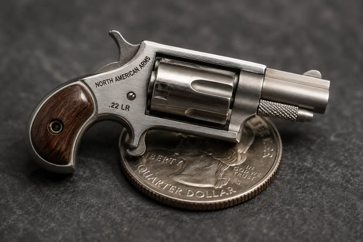 North American Arms Mini-Revolver — illustrative rendering