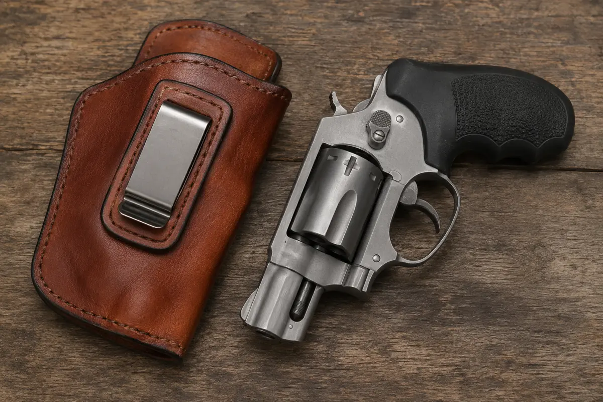 S&W Model 642 Airweight — illustrative rendering